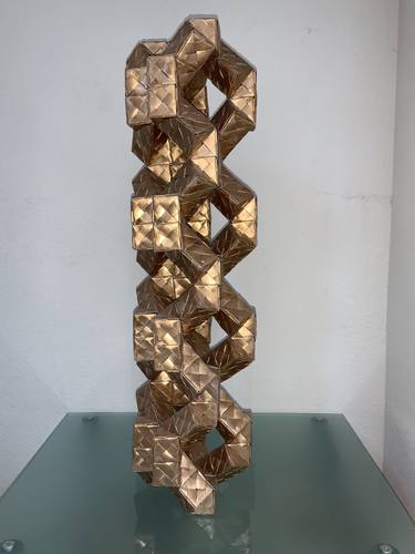 Twisted Tower Origami Art Transformed Cubes Engineered Geometry thumb