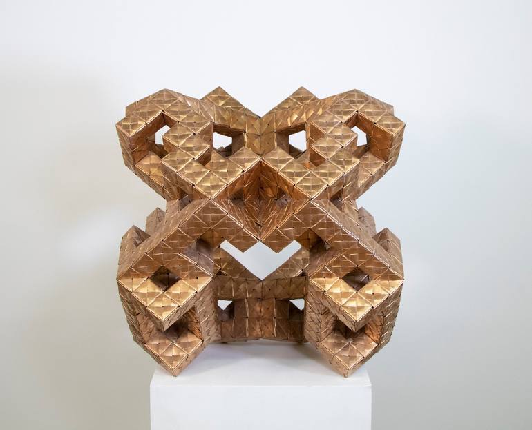 Original Fine Art Geometric Sculpture by Vance Houston
