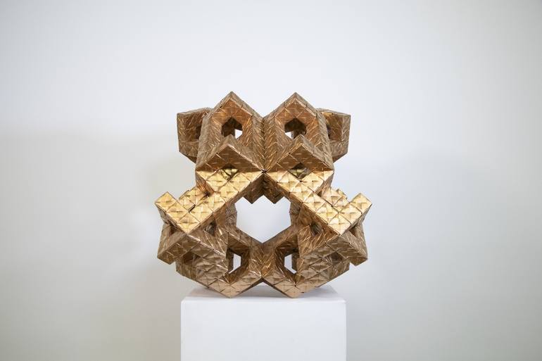 Original Fine Art Geometric Sculpture by Vance Houston