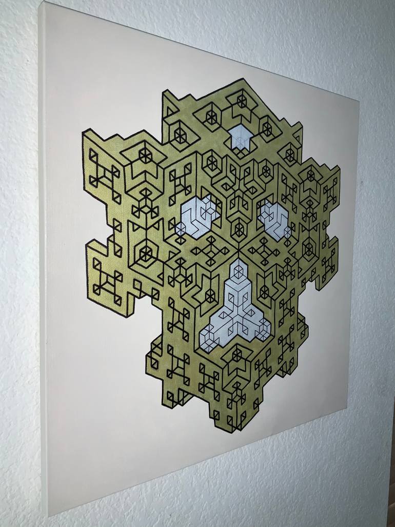 Original Geometric Painting by Vance Houston