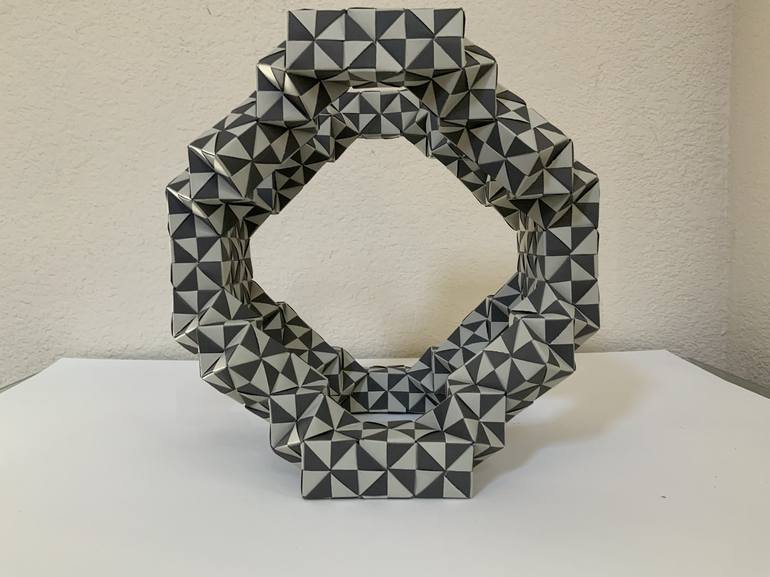 Original 3d Sculpture Geometric Sculpture by Vance Houston