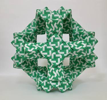 Original Cubism Geometric Sculpture by Vance Houston