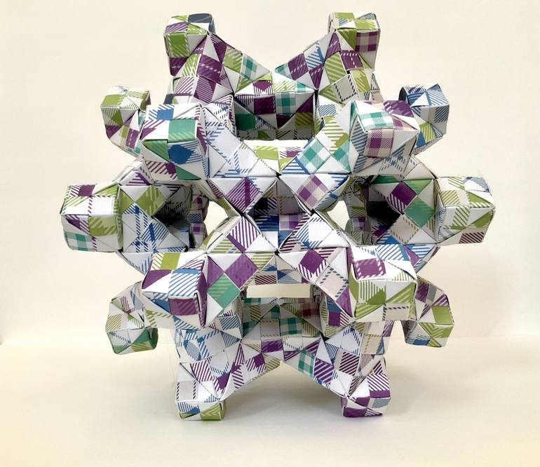 Original 3d Sculpture Geometric Sculpture by Vance Houston