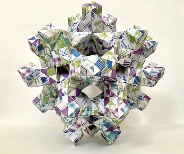 Original Geometric Sculpture by Vance Houston