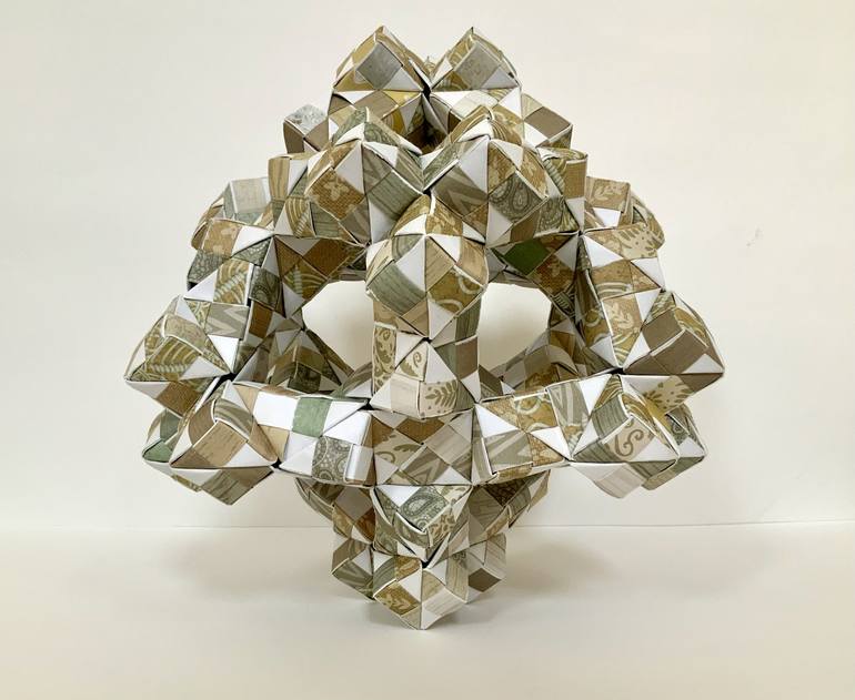 Original Modern Geometric Sculpture by Vance Houston