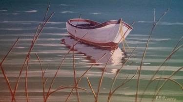 Original Expressionism Boat Paintings by rich mckinney