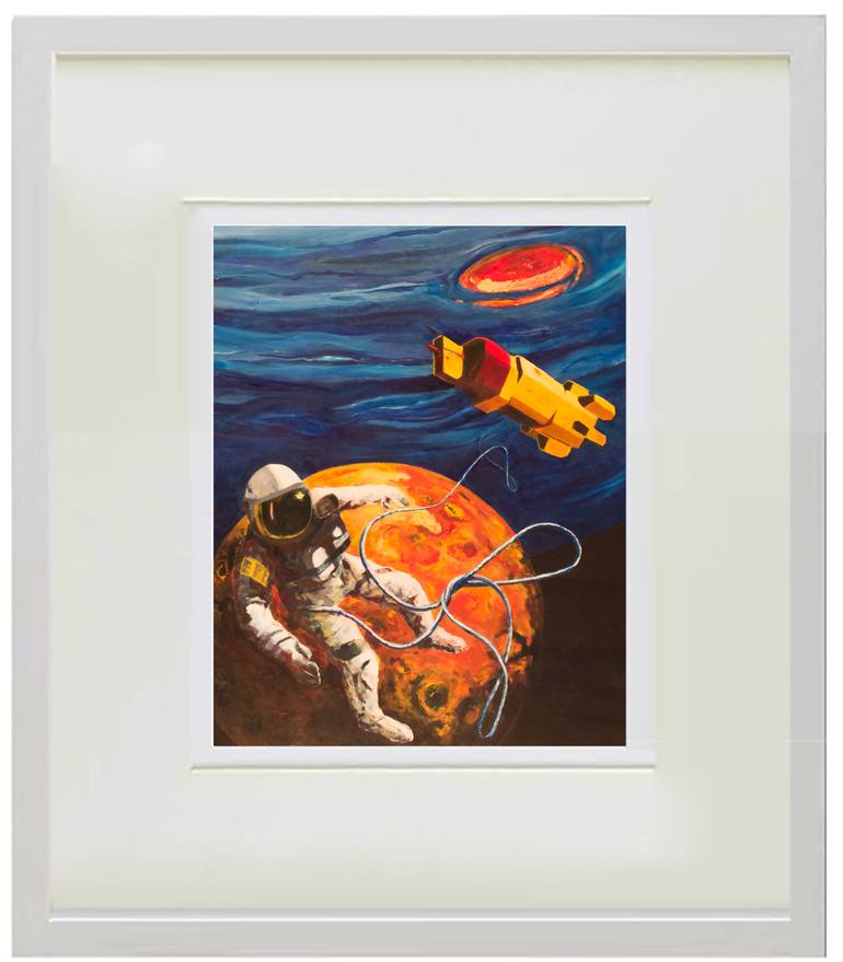 Original Surrealism Fantasy Painting by Toby Weston