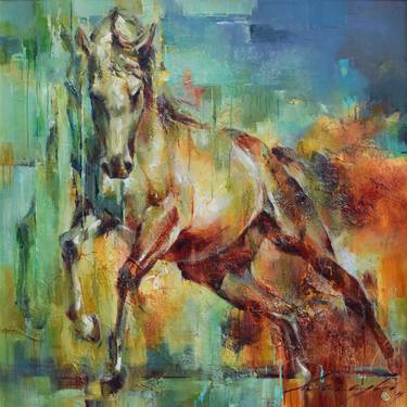 Original Horse Paintings by Andrew Manaylo