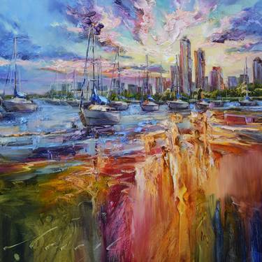 Original Expressionism Water Paintings by Andrew Manaylo