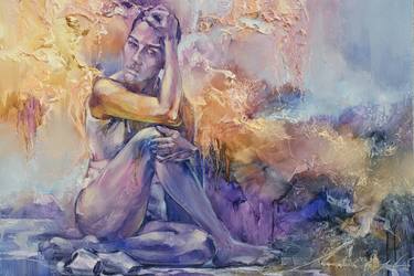 Original Figurative Women Paintings by Andrew Manaylo