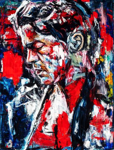 Original Expressionism Celebrity Paintings by Mark Courage