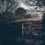 Foot bridge in Winter - Limited Edition 2 of 20 by Remi d'Argent