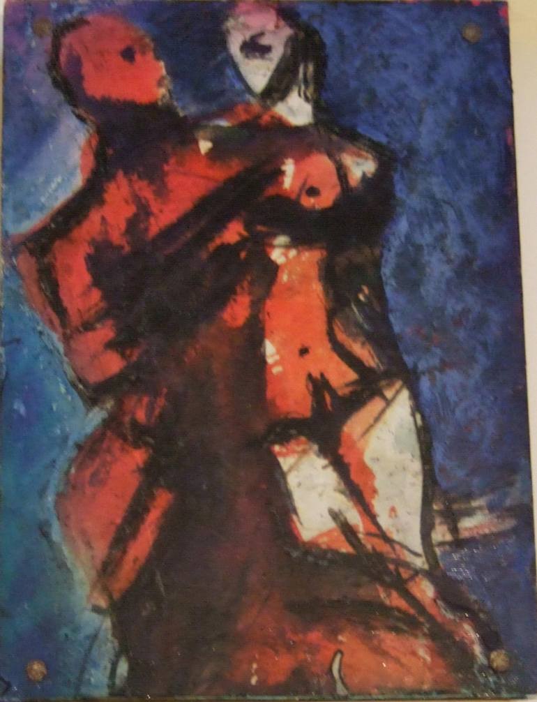 ettore e andromaca Painting by massimo tomaino | Saatchi Art