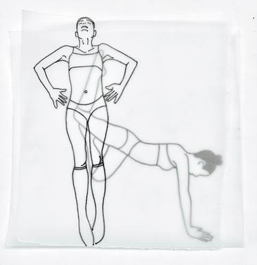 Print of Figurative Body Drawings by Mariana Gómez