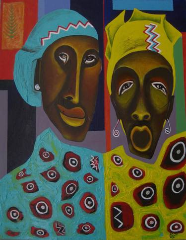 Print of Abstract Family Collage by Elsa Robinson