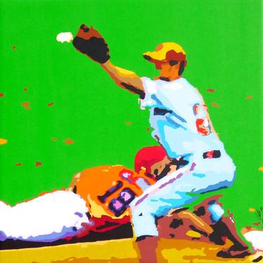 Original Pop Art Sports Paintings by celle van haverbeke