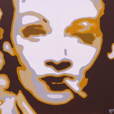 Original Pop Art Women Paintings by celle van haverbeke