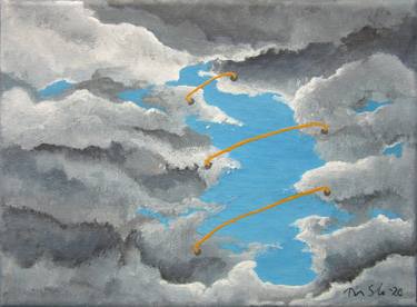 Original Aerial Painting by Tiina Salo