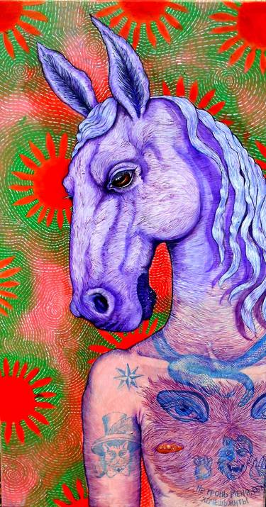 Original Horse Paintings by Savannah Schroll Guz