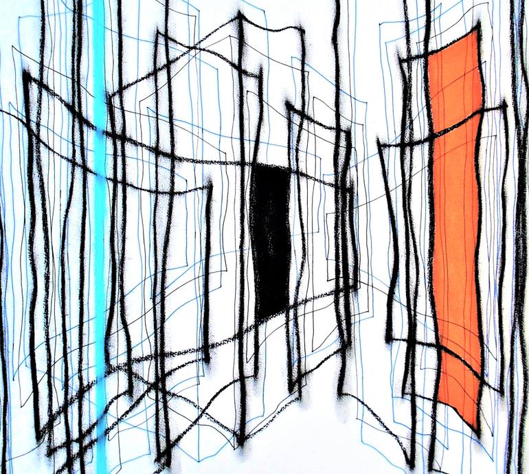Original Contemporary Abstract Mixed Media by Kevin Jones