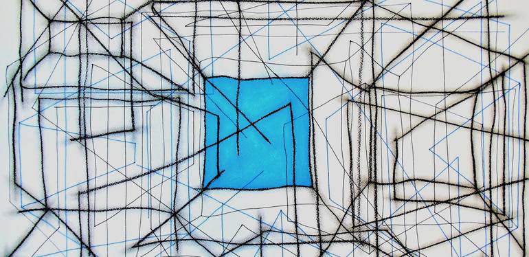 Original Abstract Expressionism Abstract Drawing by Kevin Jones