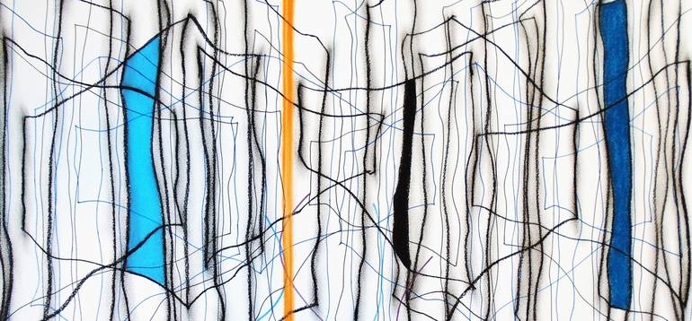 Original Abstract Expressionism Abstract Mixed Media by Kevin Jones