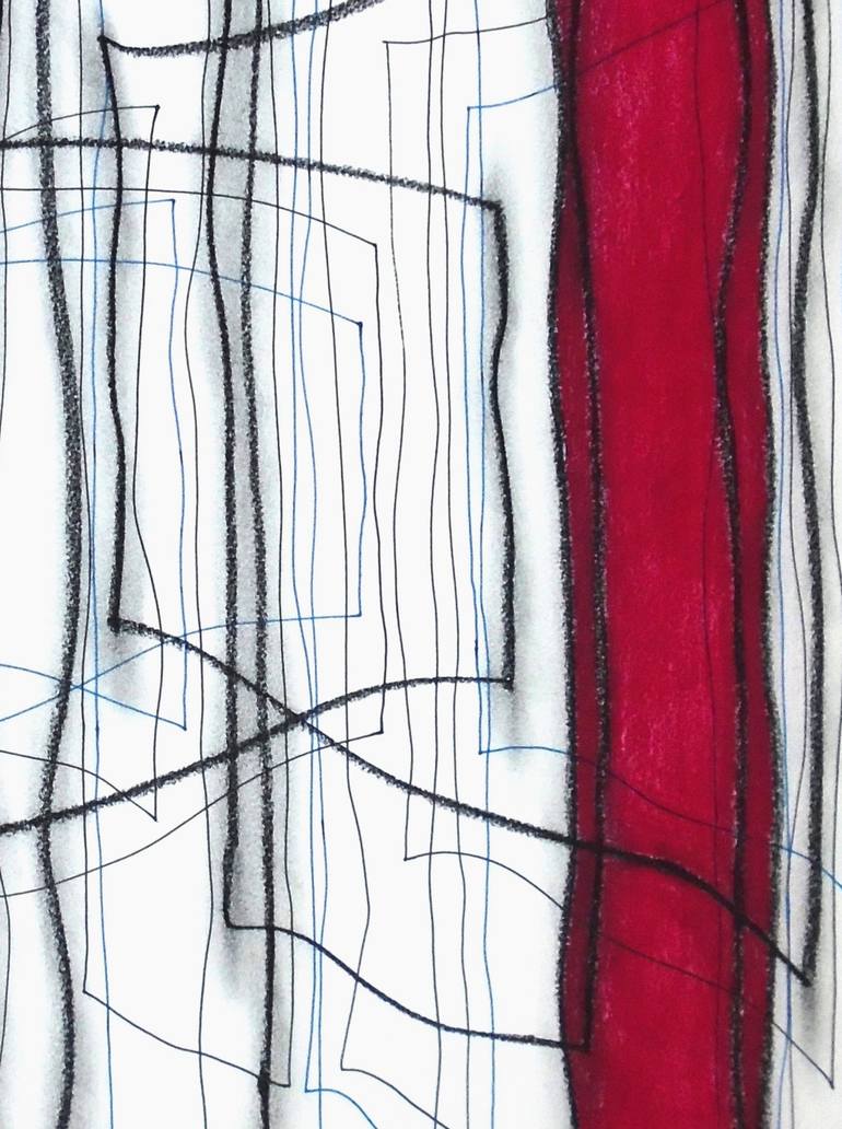 Original Color Field Painting Abstract Drawing by Kevin Jones