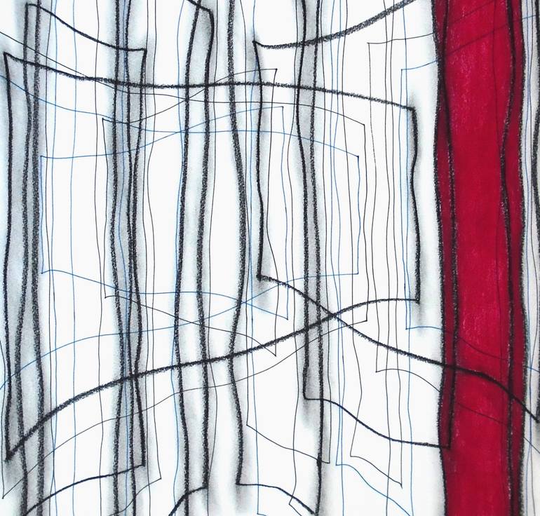 Original Color Field Painting Abstract Drawing by Kevin Jones