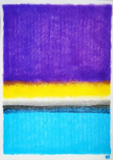 Original Color Field Painting Abstract Drawing by Kevin Jones