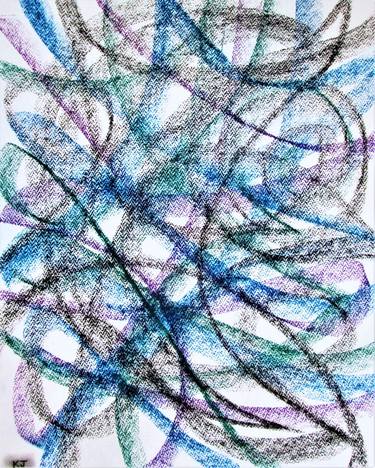 Original Abstract Expressionism Abstract Drawing by Kevin Jones