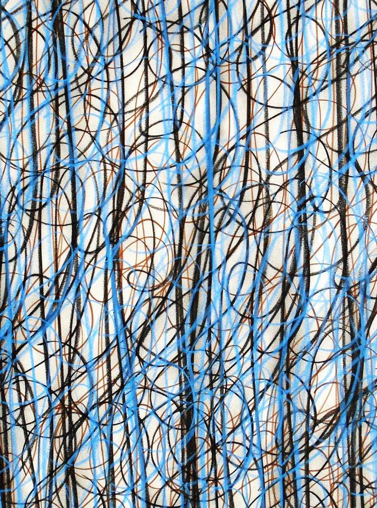 Original Abstract Expressionism Abstract Drawing by Kevin Jones