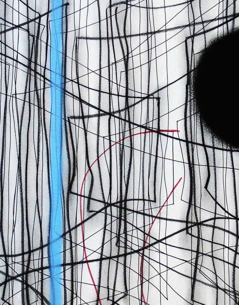 Original Abstract Expressionism Abstract Drawing by Kevin Jones