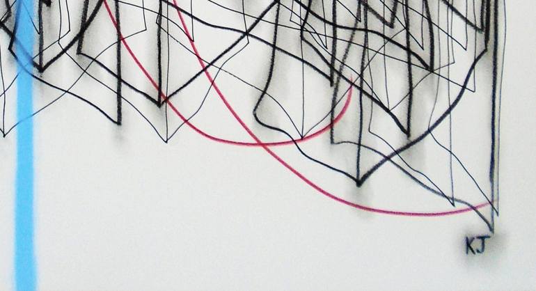 Original Abstract Expressionism Abstract Drawing by Kevin Jones