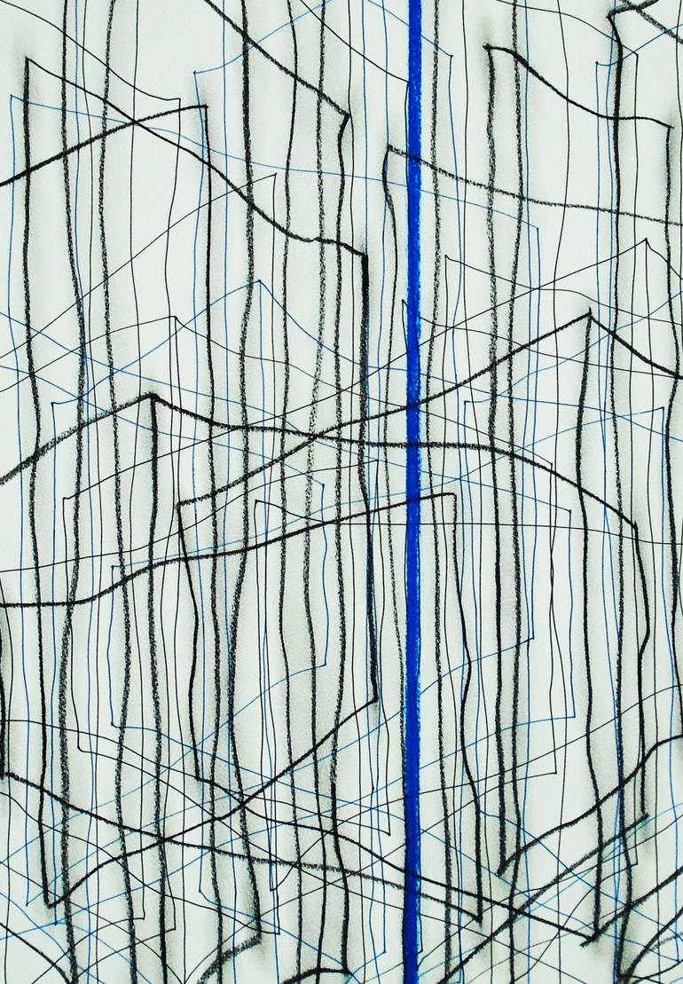 Original Abstract Expressionism Abstract Drawing by Kevin Jones