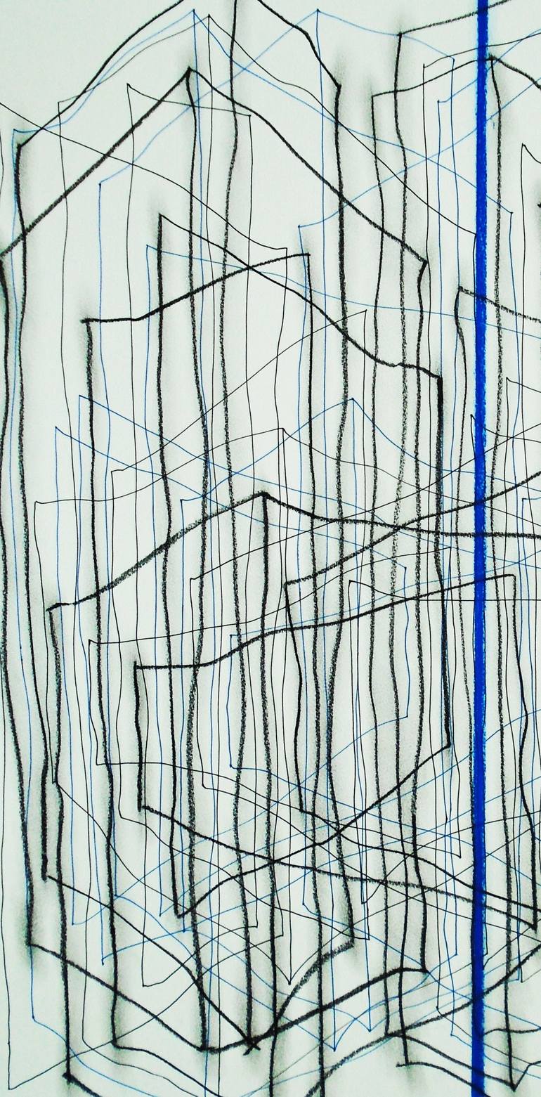 Original Abstract Expressionism Abstract Drawing by Kevin Jones