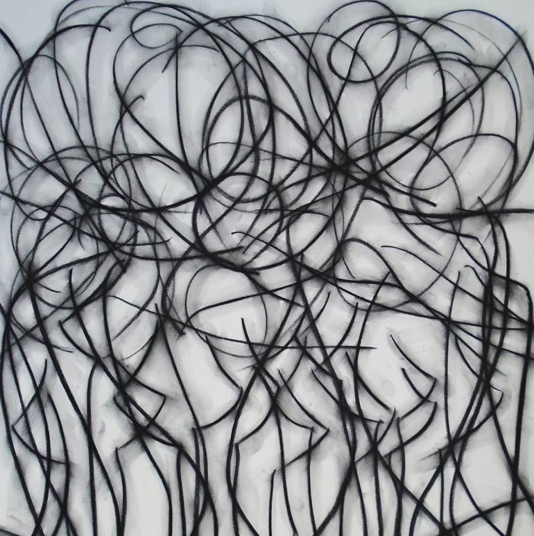 Original Abstract Expressionism Abstract Drawing by Kevin Jones