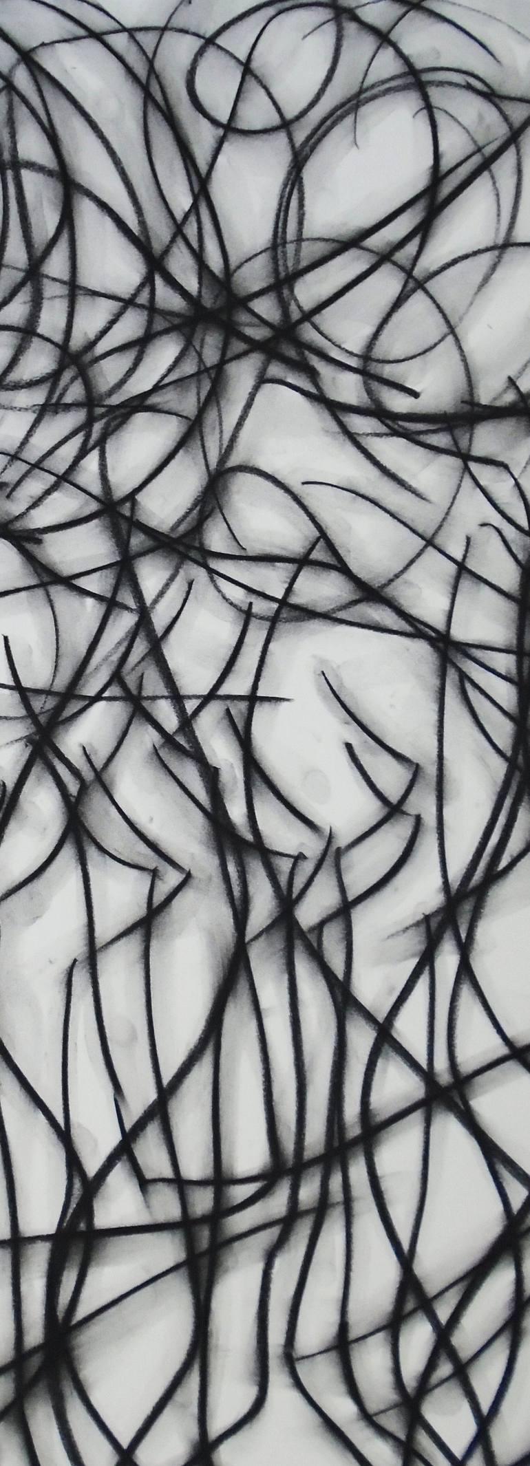 Original Abstract Expressionism Abstract Drawing by Kevin Jones