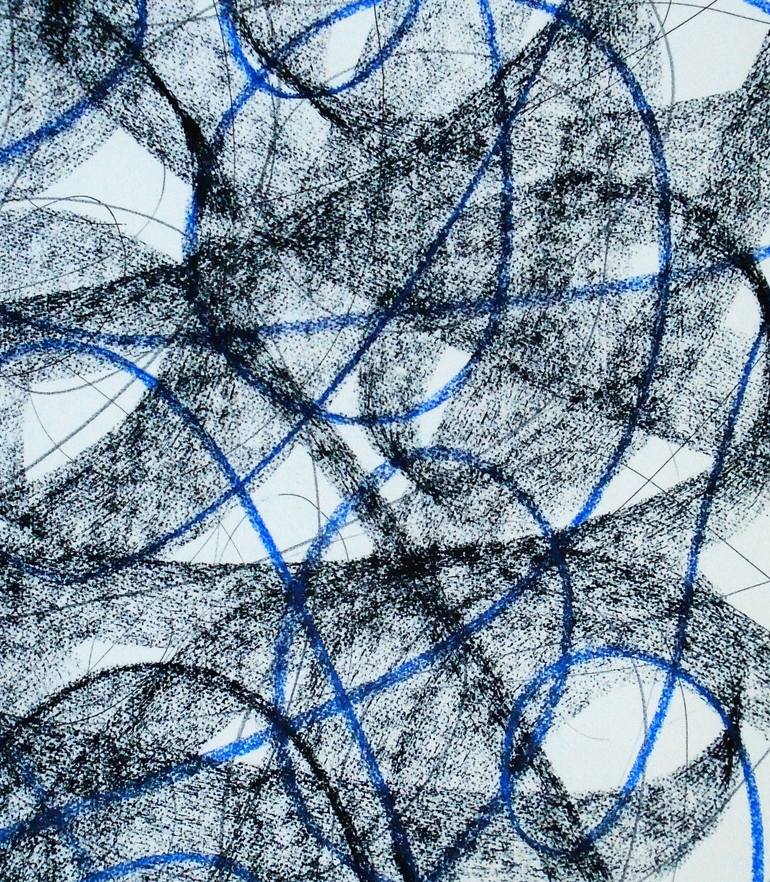 Original Abstract Expressionism Abstract Drawing by Kevin Jones