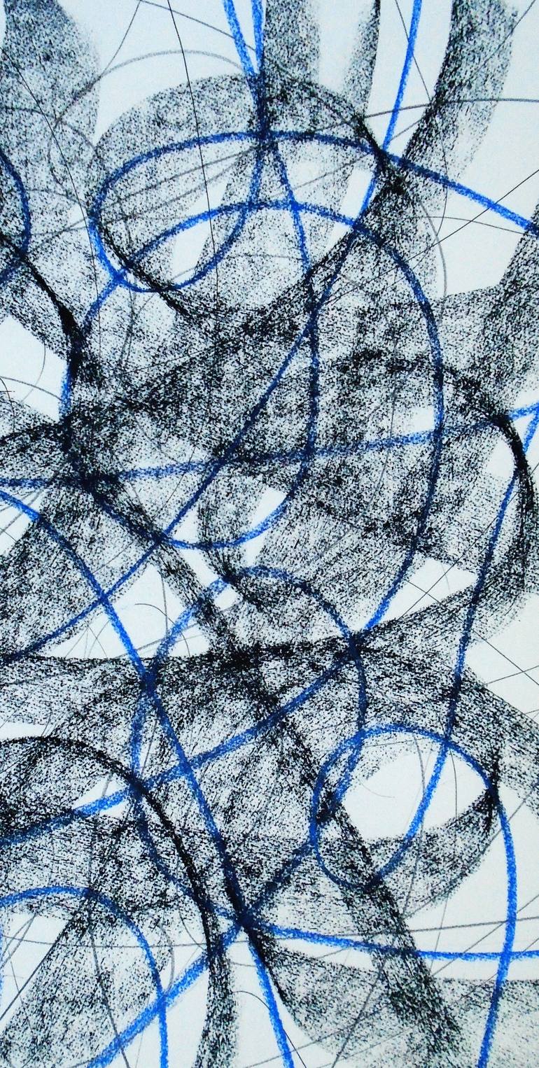 Original Abstract Expressionism Abstract Drawing by Kevin Jones