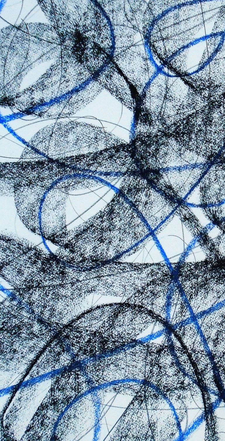 Original Abstract Expressionism Abstract Drawing by Kevin Jones