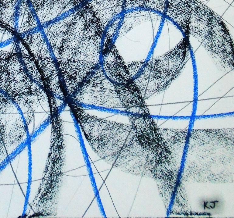 Original Abstract Expressionism Abstract Drawing by Kevin Jones