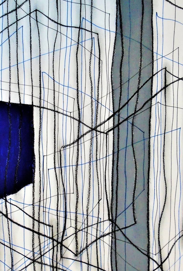 Original Abstract Expressionism Abstract Drawing by Kevin Jones