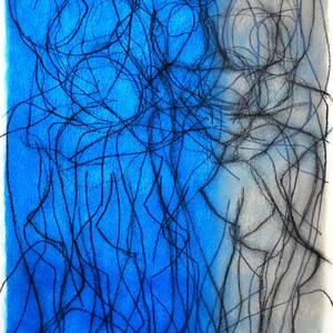 Composition with Blue and Grey