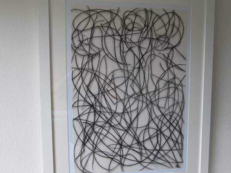 Original Abstract Music Drawing by Kevin Jones