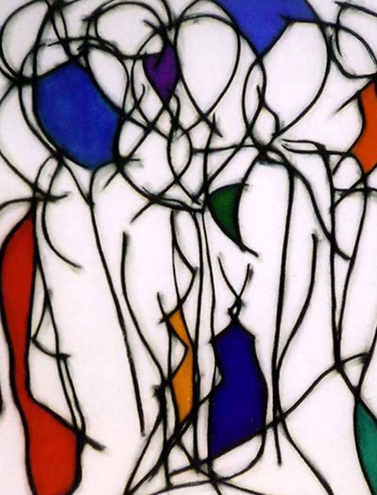 Original Abstract Expressionism Abstract Drawing by Kevin Jones
