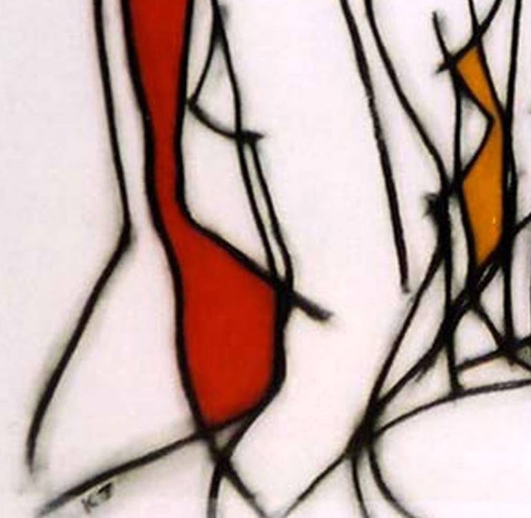 Original Abstract Expressionism Abstract Drawing by Kevin Jones