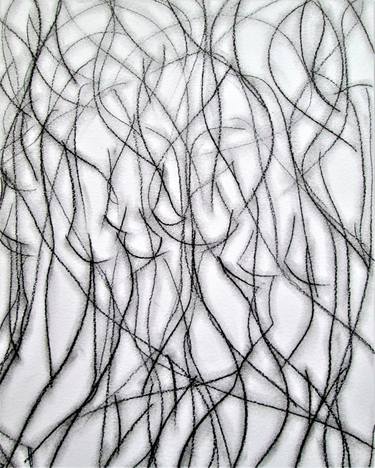 Original Figurative Abstract Drawings by Kevin Jones