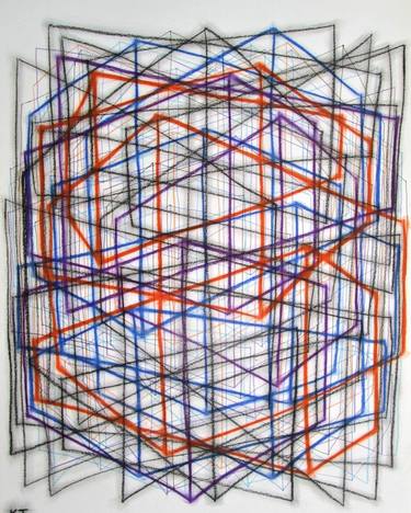 Original Abstract Expressionism Architecture Drawings by Kevin Jones