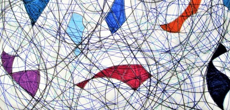 Original Abstract Expressionism Abstract Mixed Media by Kevin Jones