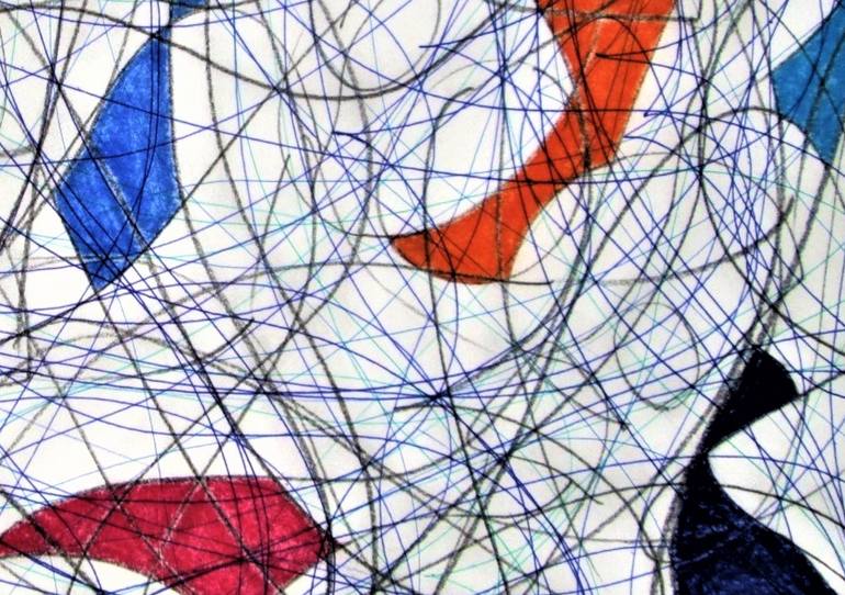 Original Abstract Expressionism Abstract Mixed Media by Kevin Jones